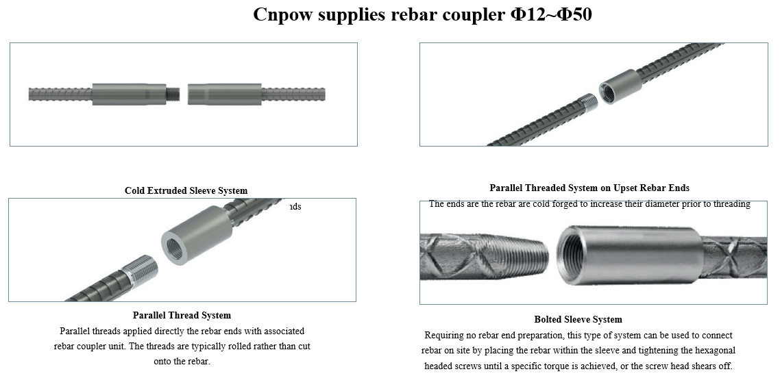 CNPOW  Rebar Coupler (Please consult customer service for pricing)