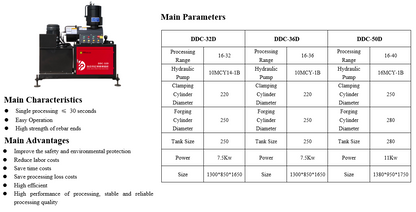 CNPOW  Automatic Double Cylinder Upset Forging Machine(Please consult customer service for pricing)